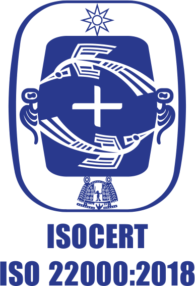 ISO 22000:2018 certified by ISOCERT